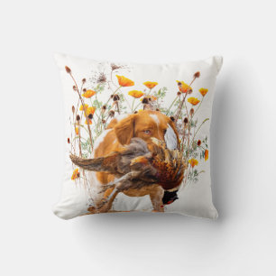 Coussin Brittany Spaniel, Chasse Pheasant Coffee Mug T-Sh