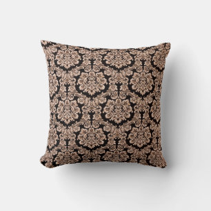 Coussin Brocade violette lourde, arrière - plan abstrait.