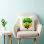 Coussin Broccoli Karate Kid — Cute Veggie Warrior (Chaise)