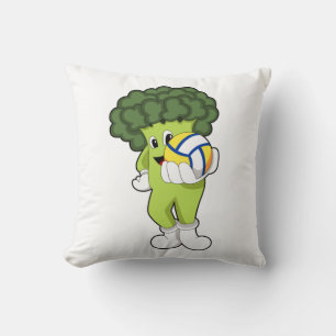 Coussin Brocoli aux sports de volleyball