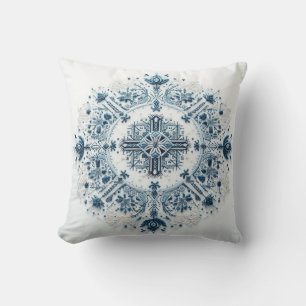 Coussin Broderie intemporelle