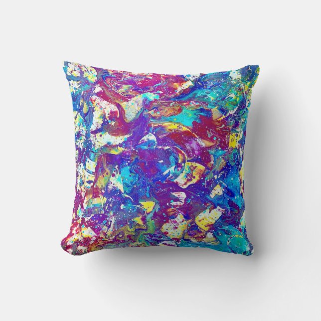 Coussin Broken Mood Ring Series No. 1 – Fractured Spectrum (Recto)
