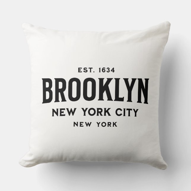 Coussin Brooklyn New York (Recto)