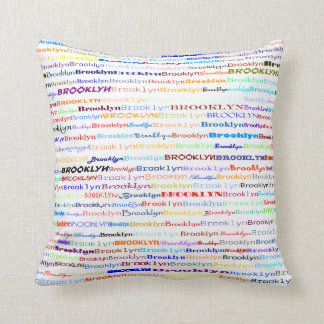 Coussin Brooklyn Text Design II Jeu d'oreiller