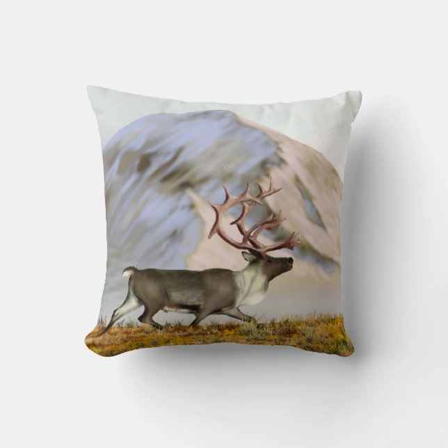 Coussin Brooks Range Caribou (Recto)
