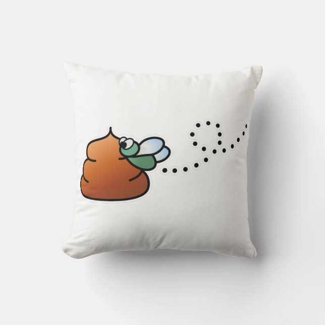 Coussin Brootsch le PooPoo (Recto)