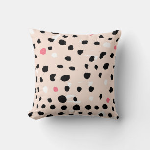 Coussin Brosse à encre : Texture artistique