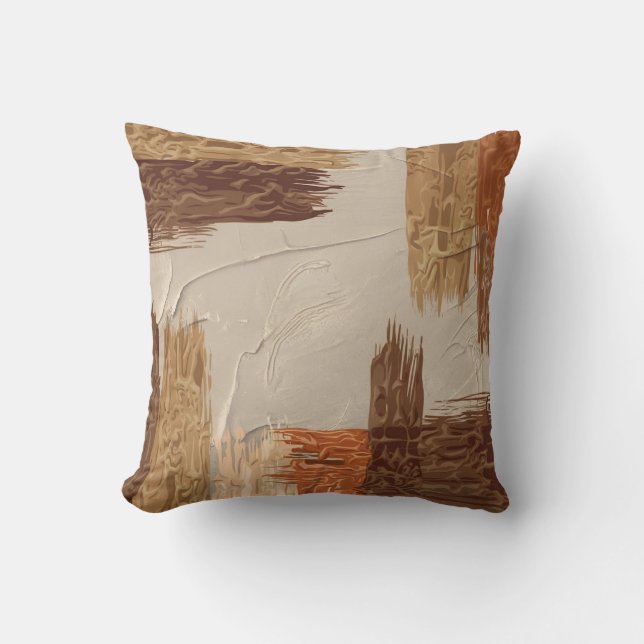 Coussin Brosse texturée Brise Neutres Chauds Lancer Oreill (Recto)