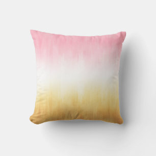 Coussin Brosses jaunes roses modernes Ombre