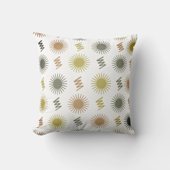 Coussin Brouillard Botanique Élégance de la Nature (Recto)