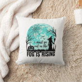 Coussin Brouillard d'Halloween est une sorcière de citroui (Couverture)