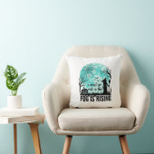 Coussin Brouillard d'Halloween est une sorcière de citroui (Chaise)
