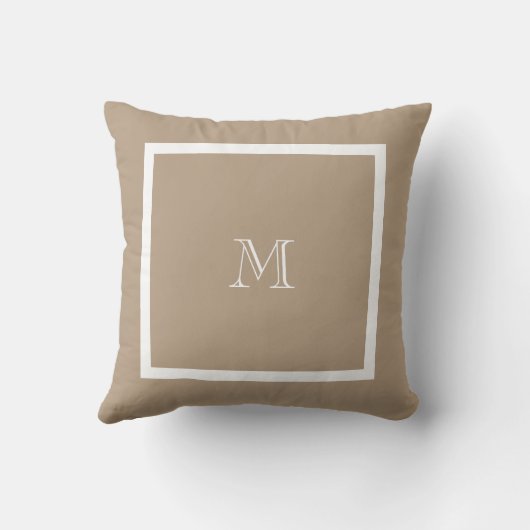 Coussin Brown clair Tan Mariage (Verso)