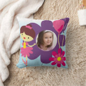 Coussin Brown Hair Ballerina (Couverture)