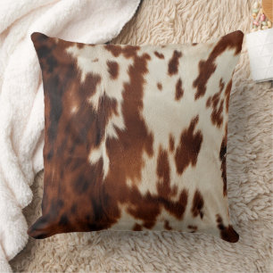 Coussin Brown noir blanc