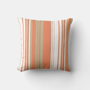 Coussin Brown Vintage Stripes Art Design Abstrait