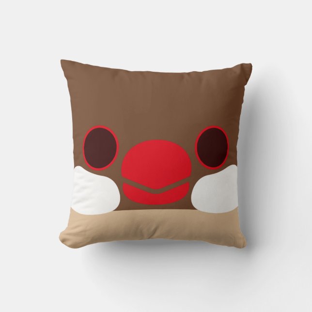 Coussin Bruant Java (Fawn) (Recto)
