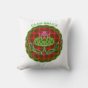 Coussin Bruce Scottish Tartan Celtic Thistle