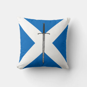 Coussin Bruce Sword sur Saltire