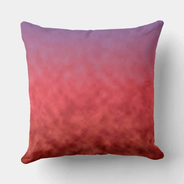 Coussin Brume Écarlate au Crépuscule (Verso)