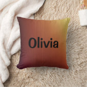 Coussin Brun clair et orange (Couverture)