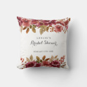 Coussin Brunch Automnal Rustique & Bubbly Enterrement de V (Recto)