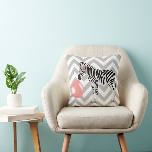 Coussin Buble Gum Zebra Blowbble (Chaise)