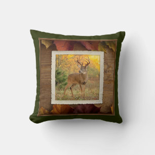 Coussin Buck blanc d'automne #1