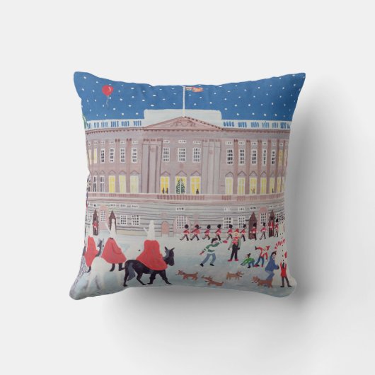 Coussin Buckingham Palace Londres (Verso)