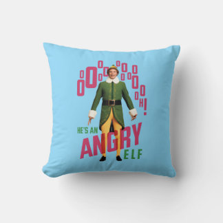 Coussin Buddy l'Elfe | C'est un elfe en colère