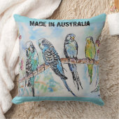 Coussin Budgie Budgerigar Bird Made In Australia T Shirt (Couverture)