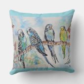 Coussin Budgie Budgerigar Bird Made In Australia T Shirt (Verso)