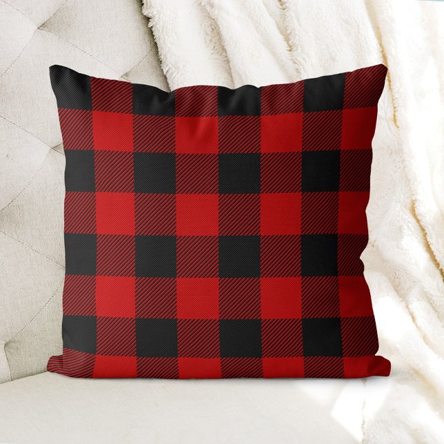 Coussin Buffalo rouge abattu (Créateur téléchargé)