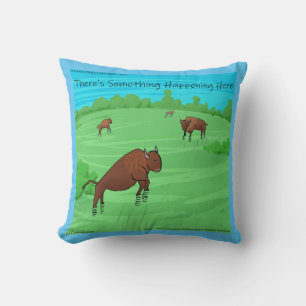 Coussin Buffalo Springfield Drôle Pour Ce Que Ça Vaut