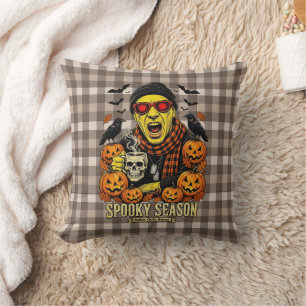 Coussin Buffle Effrayant - Décoration drôle d'Halloween de