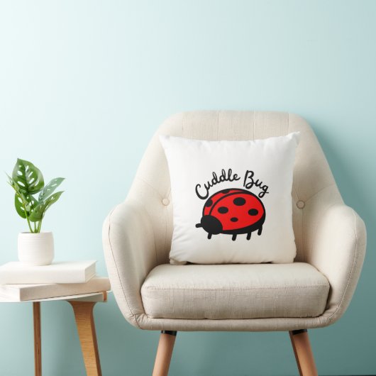Coussin Bug de câlin Ladybug | Design agréable et conforta (Chaise)