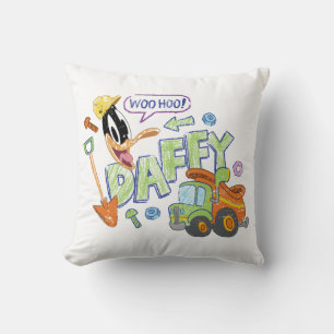 Coussin BUGS BUNNY BUILDERS™ Croquis artistique de DAFFY