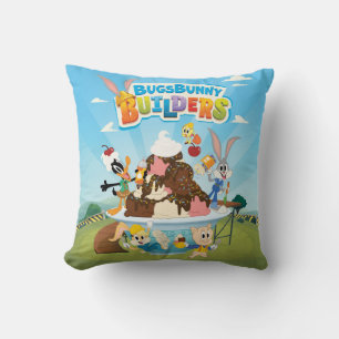 Coussin BUGS BUNNY BUILDERS™  Looney Builders Glace