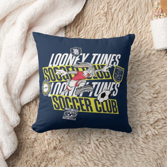 Coussin BUGS BUNNY™ LOONEY TUNES™ Soccer Club (Couverture)