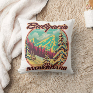 Coussin Bulgarie pour faire du snowboard