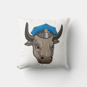 Coussin Bull agent de police Police