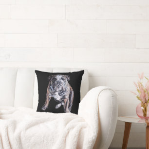 Coussin Bulldog Cadeaux de chien bouledogue brindl