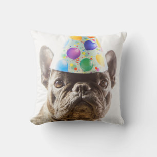 Coussin Bulldog français avec Casquette de parti