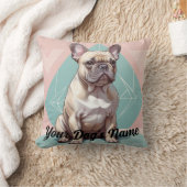 Coussin Bulldog français personnalisé (Couverture)