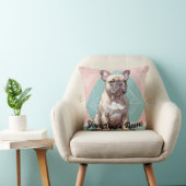 Coussin Bulldog français personnalisé (Chaise)