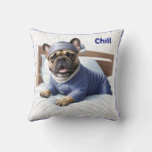 Coussin Bulldogge (Verso)