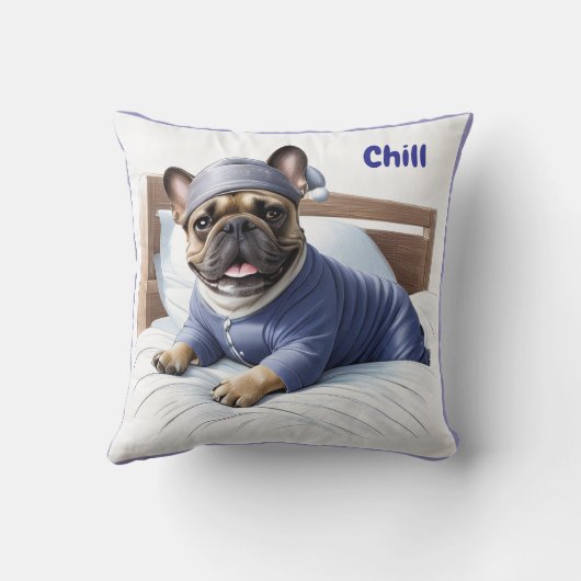 Coussin Bulldogge (Verso)