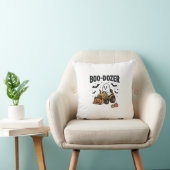 Coussin Bulldozer fantôme de Halloween Boo-Dozer Design_1 (Chaise)