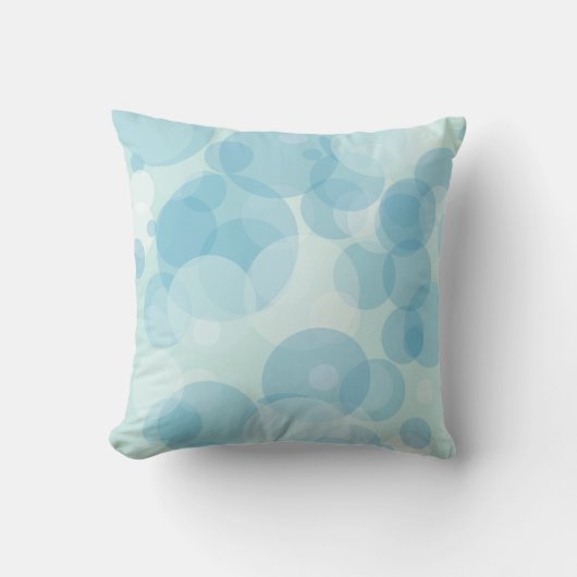 Coussin Bulles bleues (Recto)