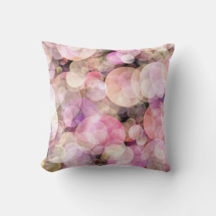 Coussin Bulles Jaunes Pâles : Décor Élégant